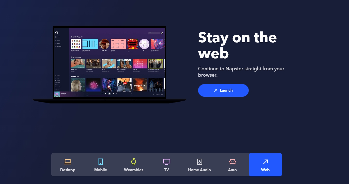 Napster-as-a-streaming-music-platform