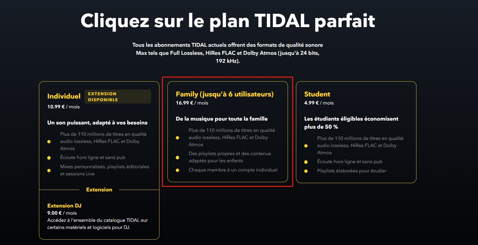 tidal-family-plan-cost