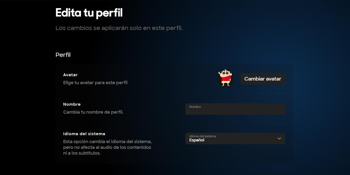 crear perfil de skyshowtime