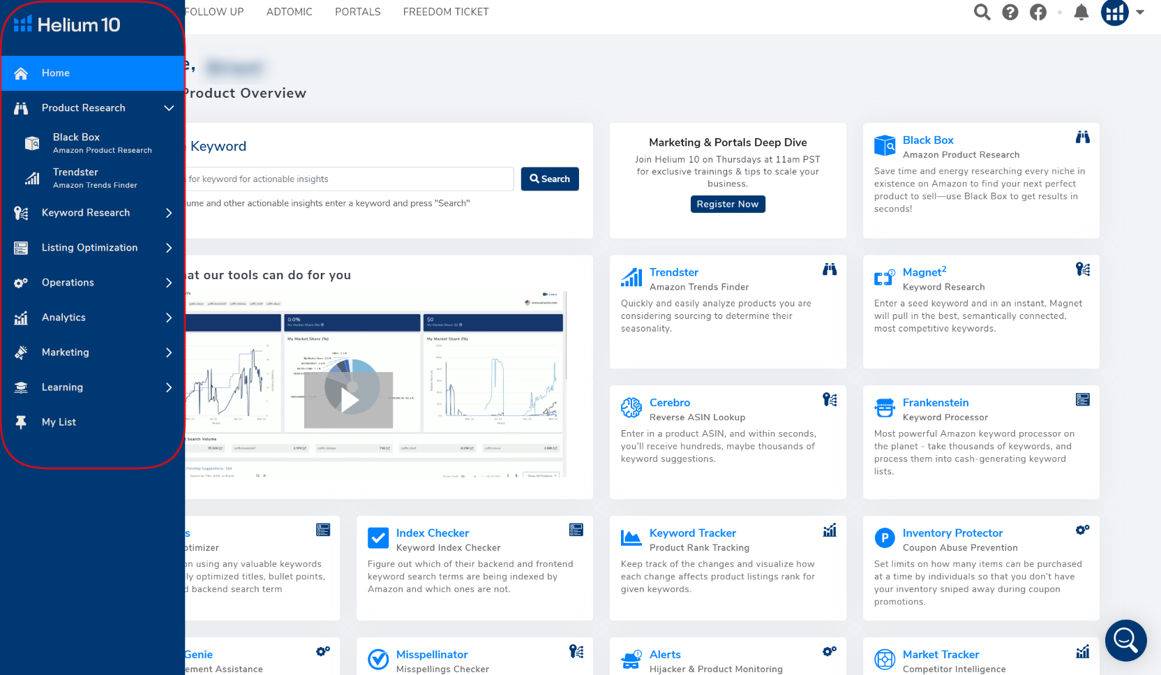 helium-10-dashboard