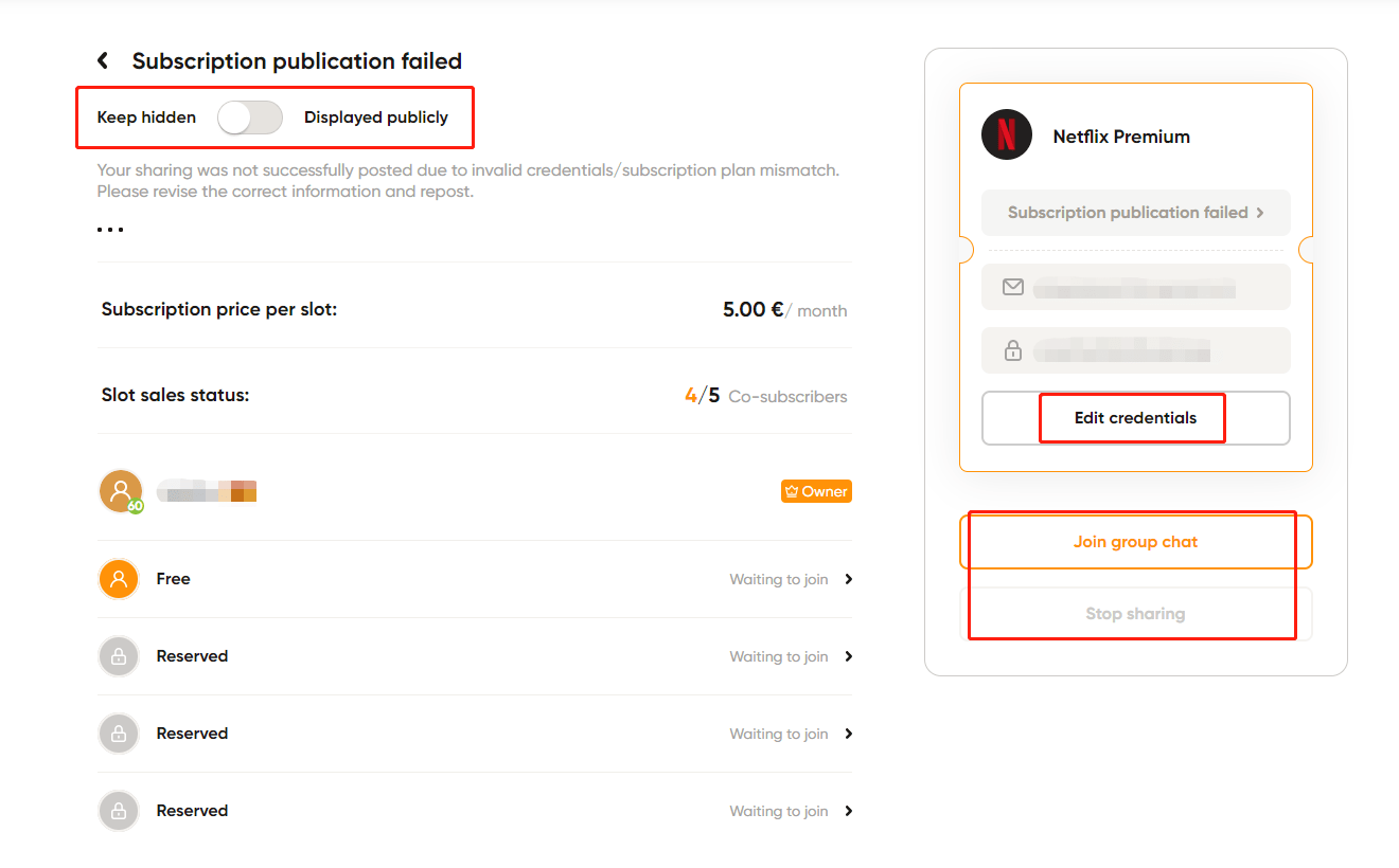 manage your netflix subscription
