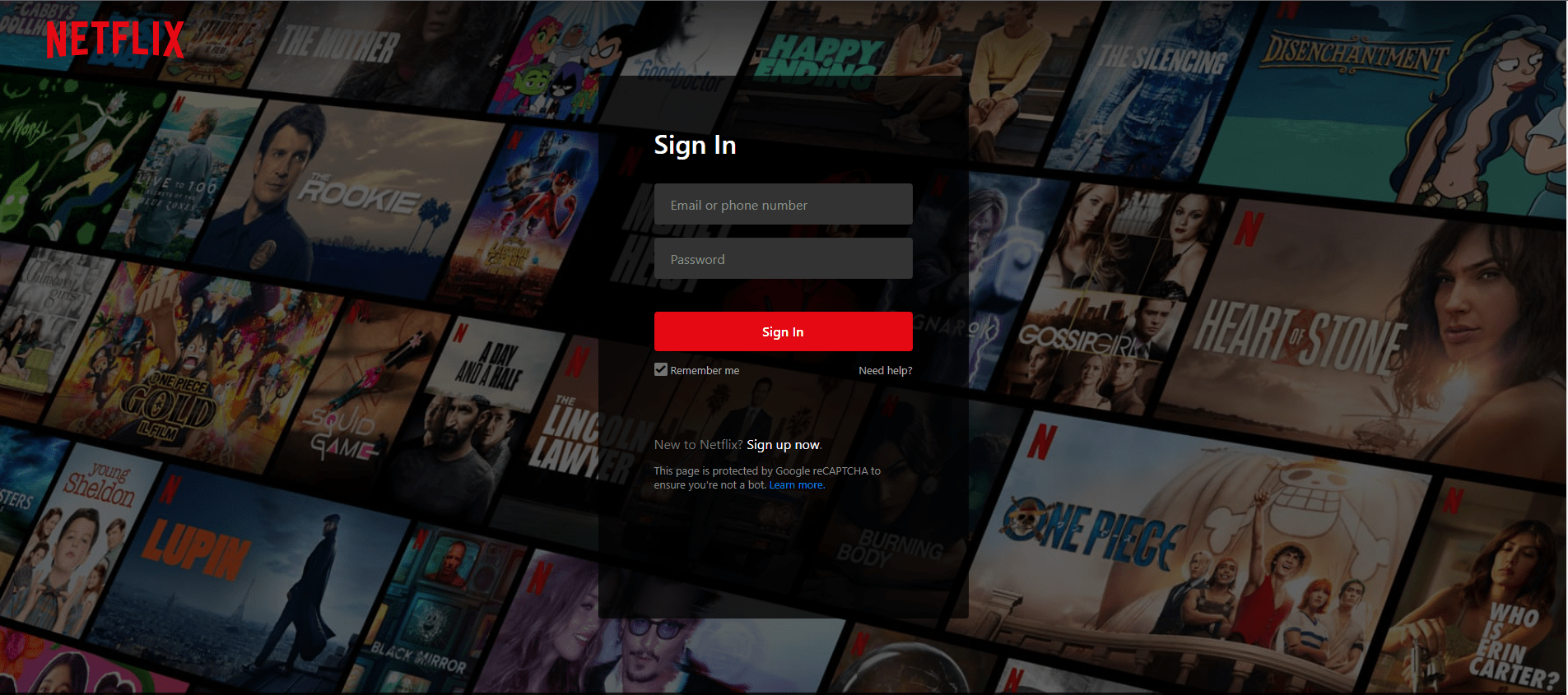 netflix account login