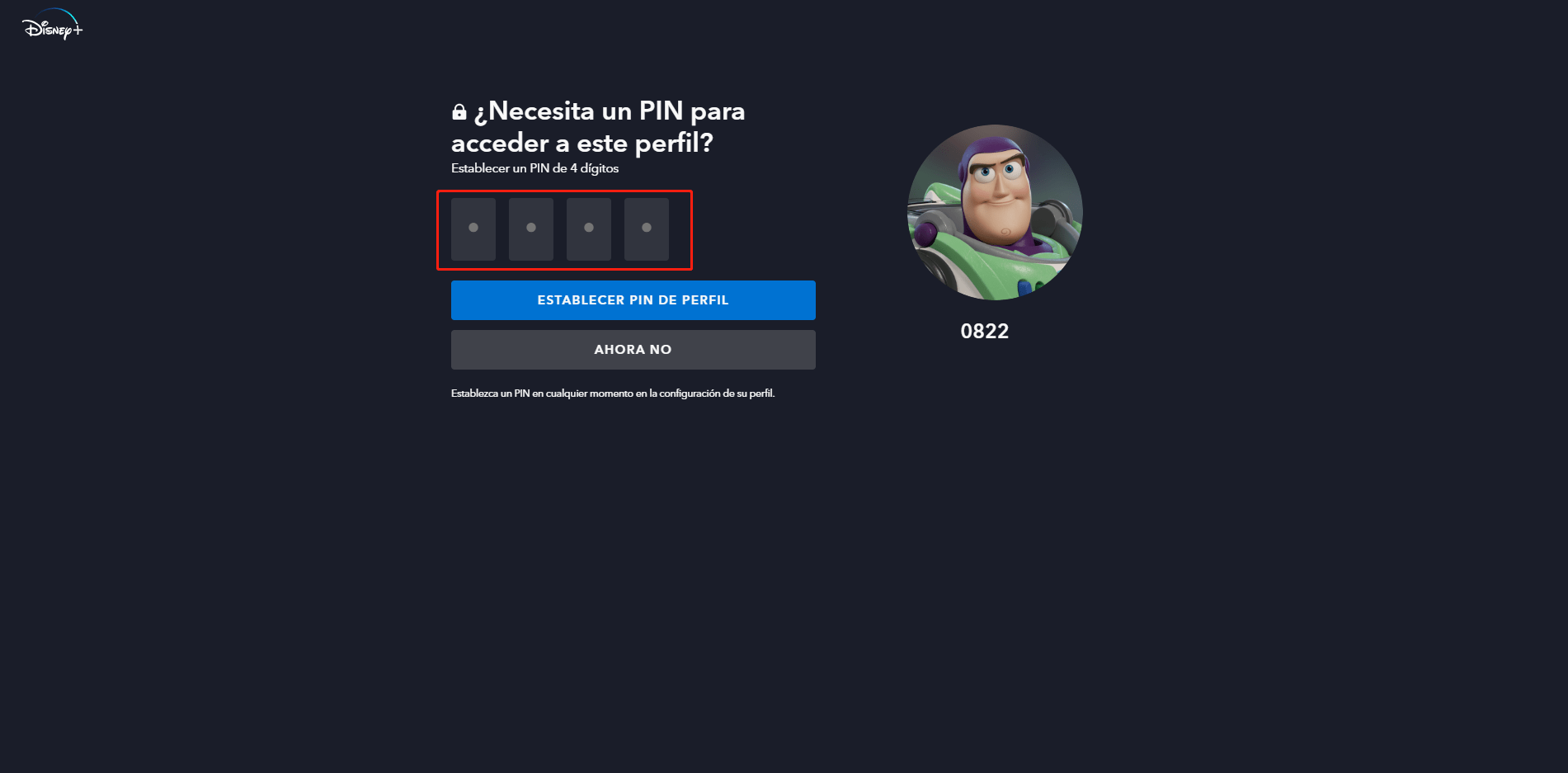 fijar perfil pin