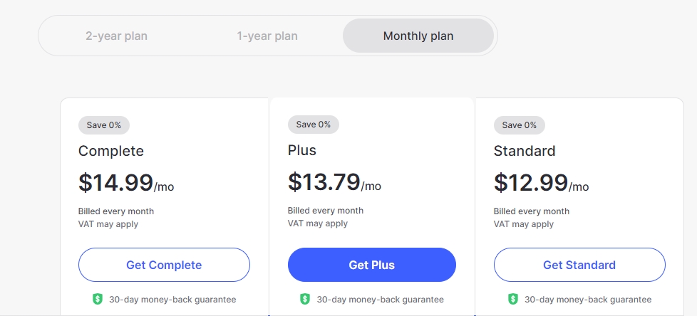 NordVPN Monthly Plan