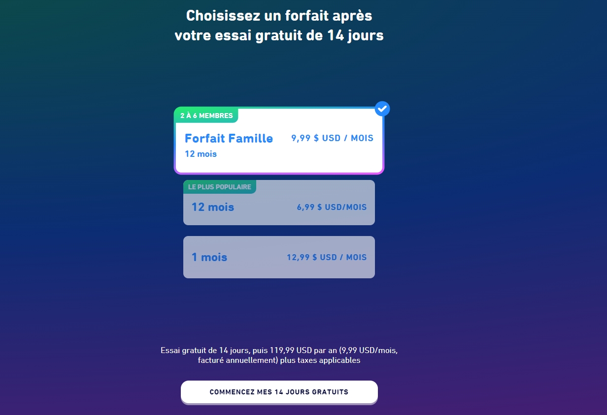 Coût Duolingo Super Famille