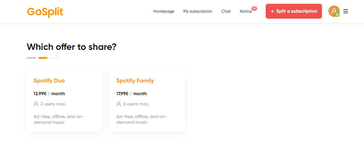spotify premium account sharing