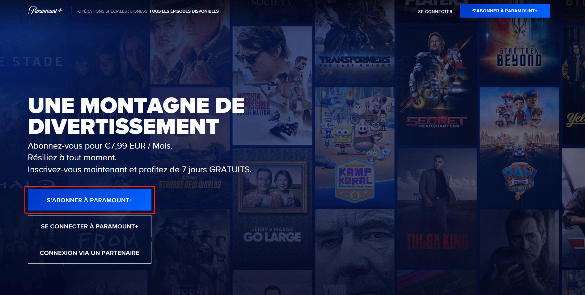 paramount plus connectez-vous par