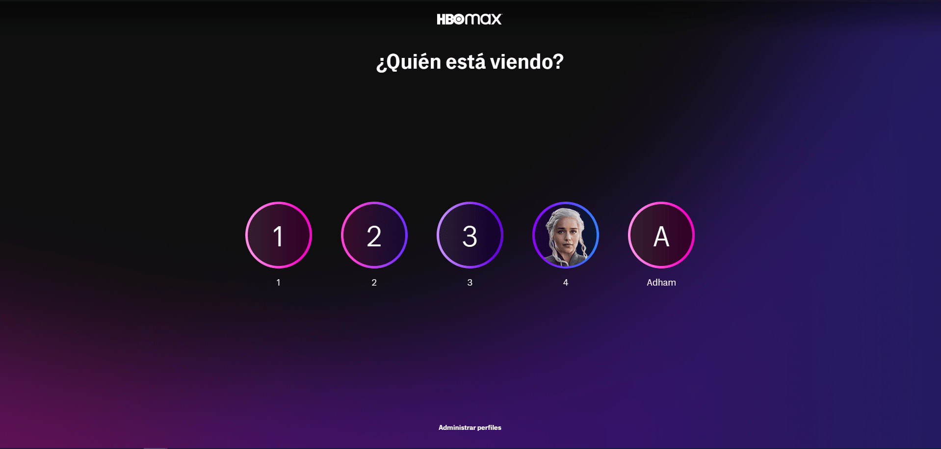 5 perfiles hbo max