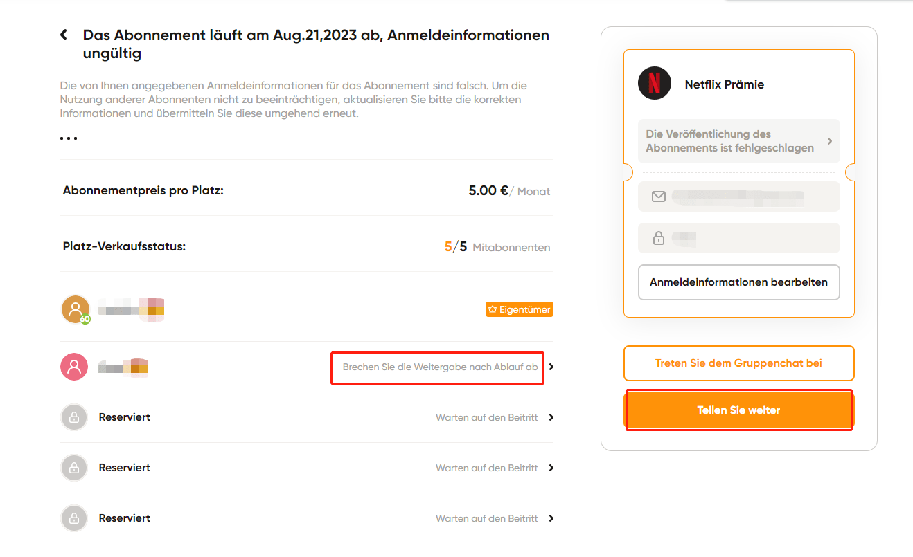 Teilen Sie weiter