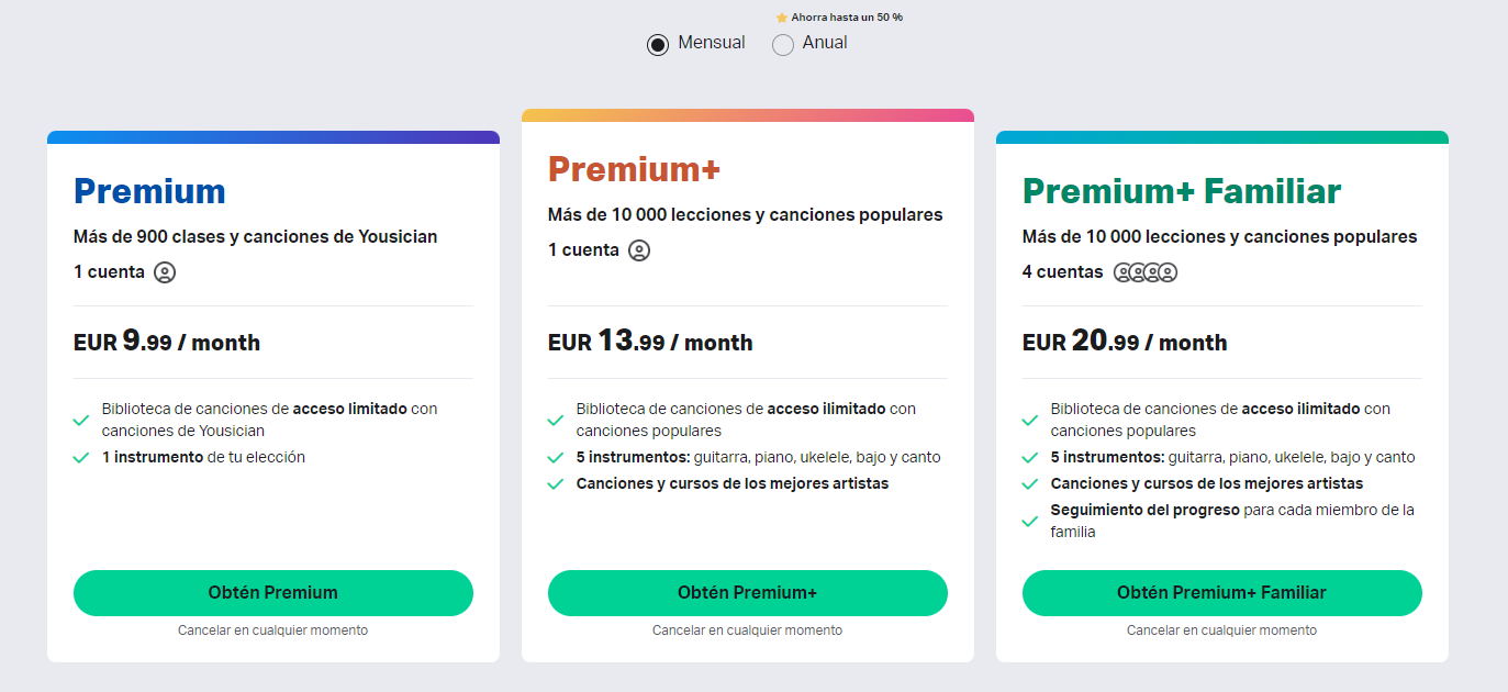 planes-de-suscripción-de-yousician