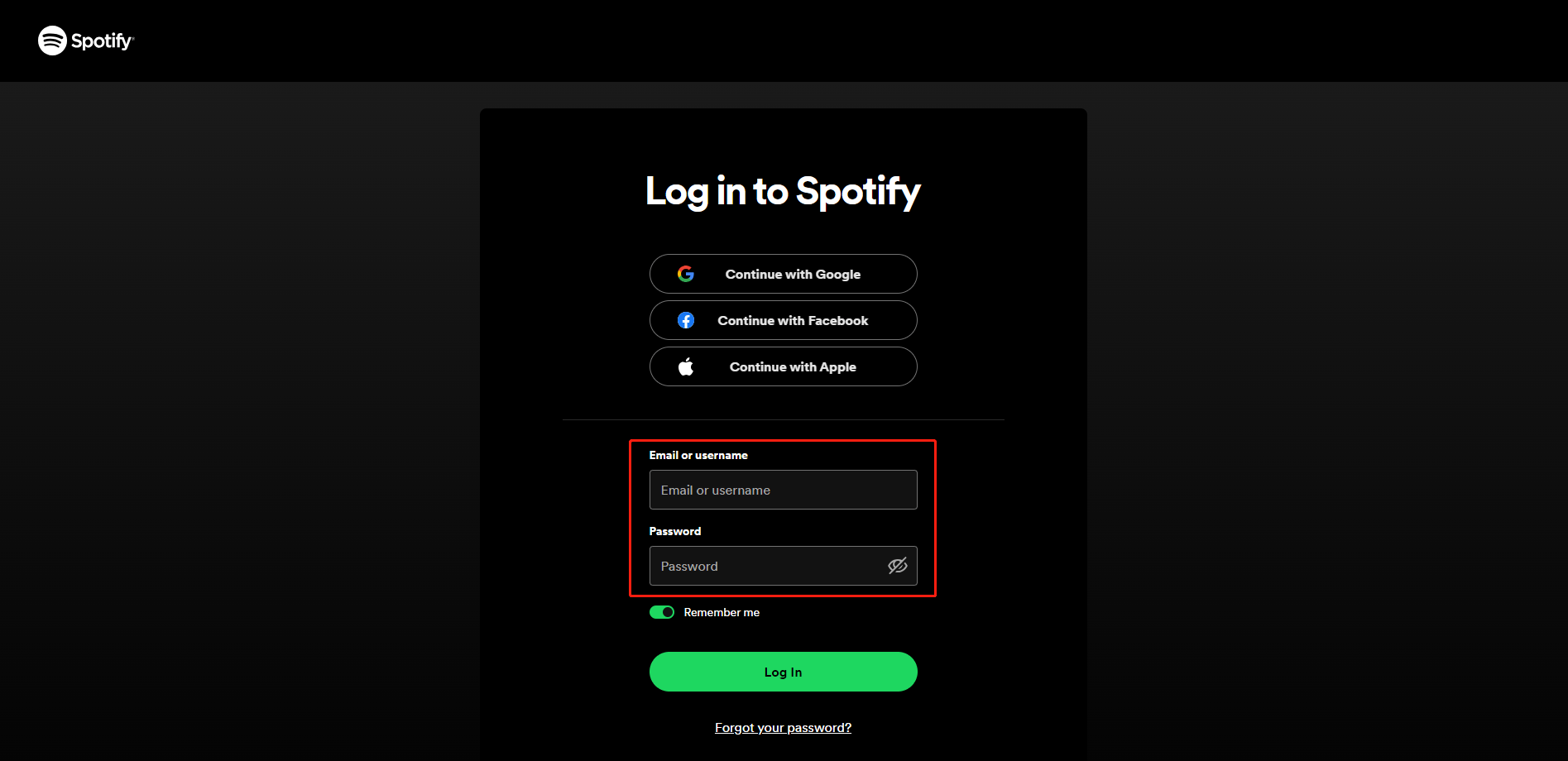 spotify-login-online